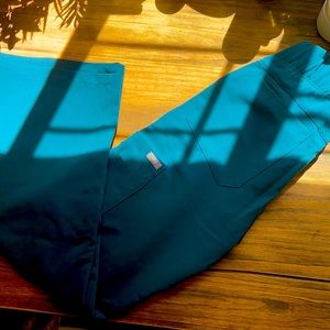 Figs Caribbean Blue Scrub pants